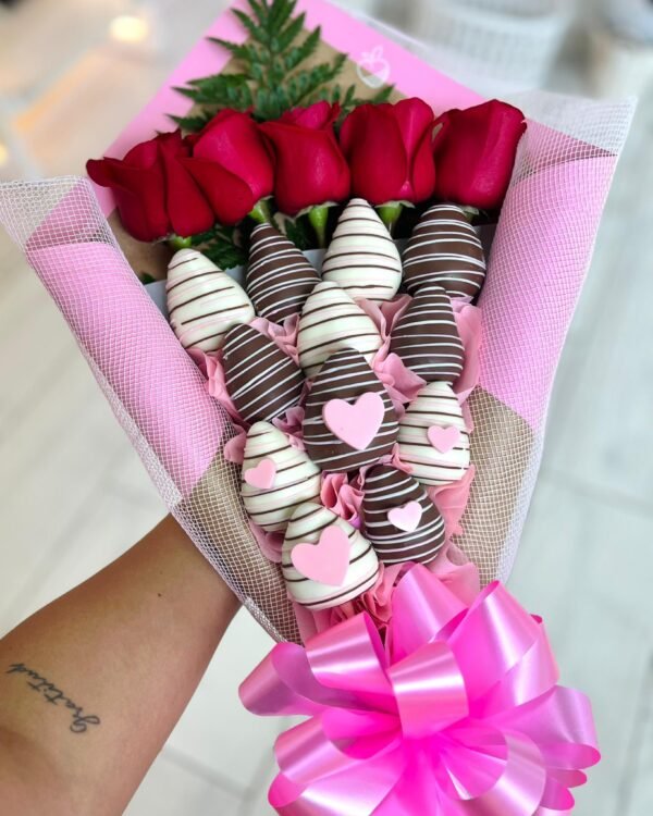 Bouquet 12 Fresas