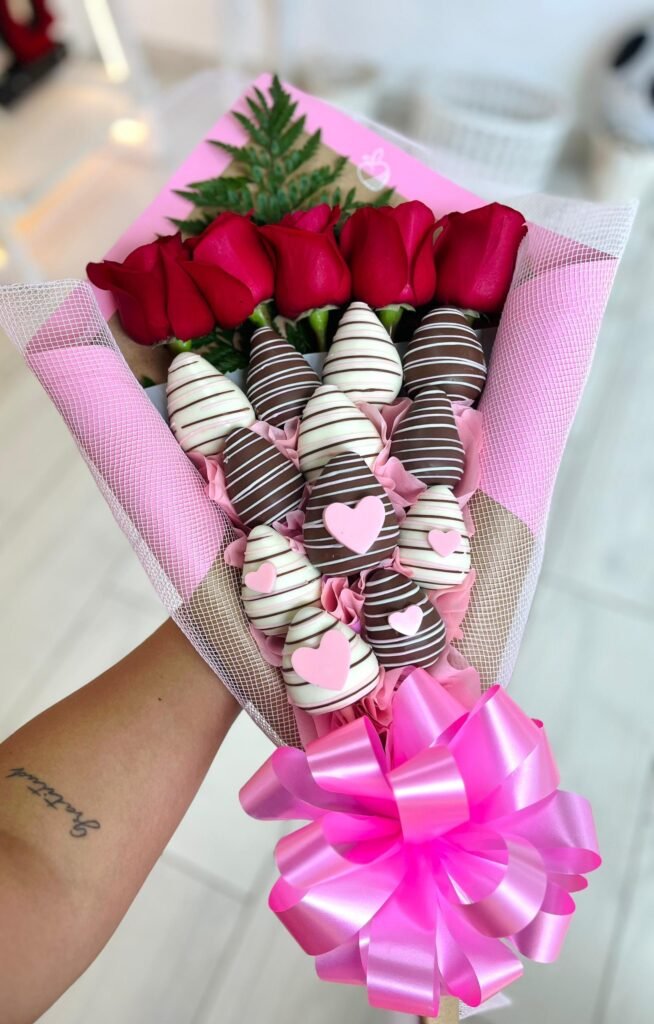 Bouquet 12 Fresas